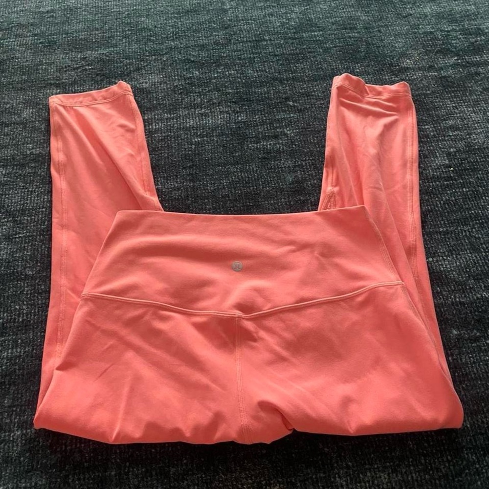Lululemon Coral High-Rise Leggings
